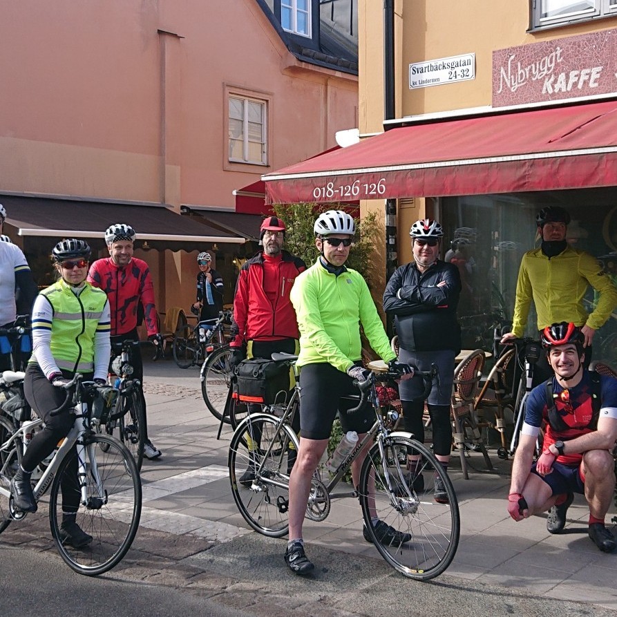 cyklister vid start